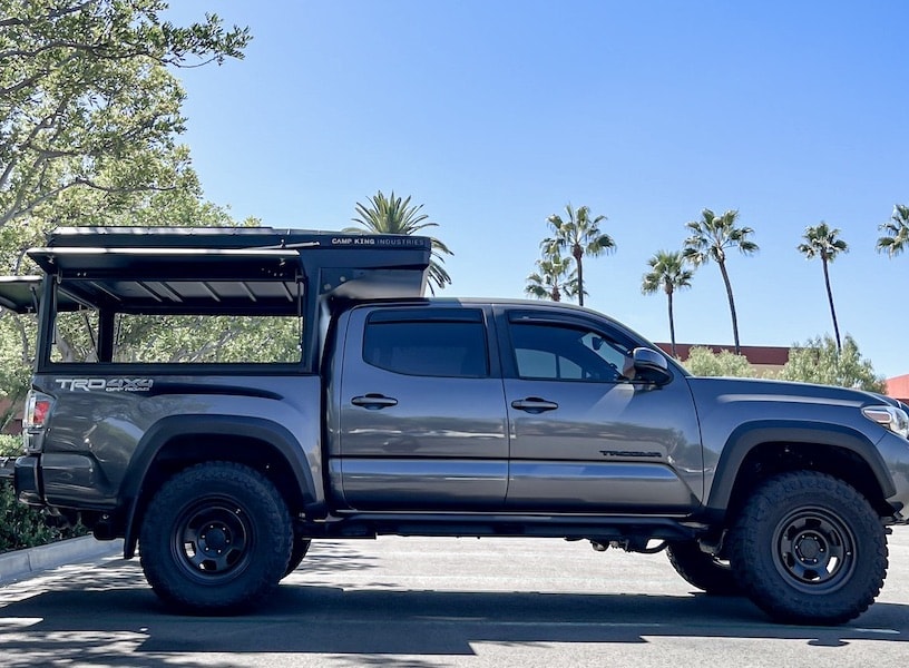 tent camper for toyota tacoma CAMP KING INDUSTRIES Outback Series Canopy Camper (Gladiator, Tacoma)
