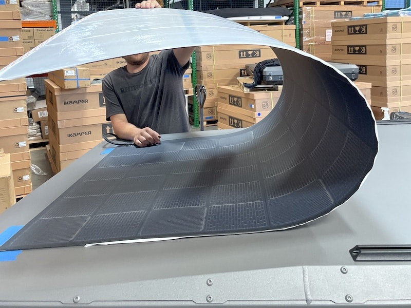 SolarKing 340W solar panel adhesive backing