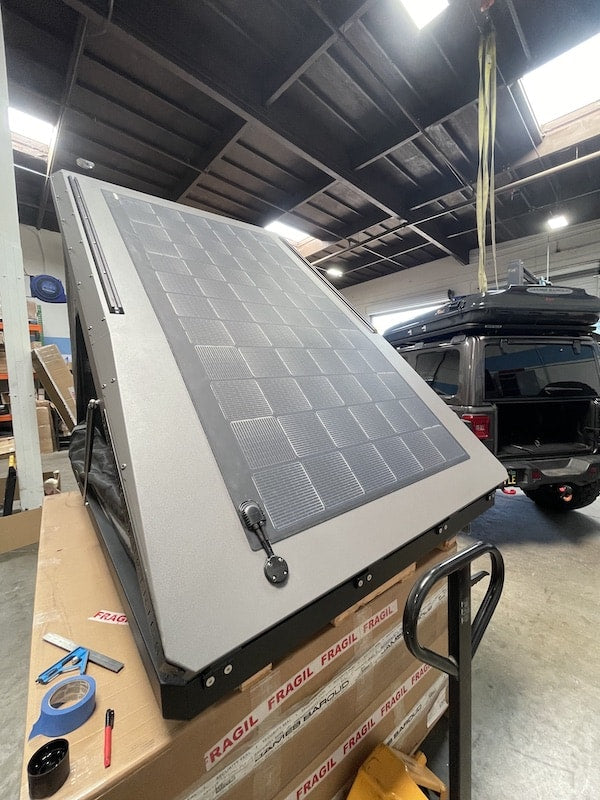 tent panel SolarKing 360 Watt Roof Top Tent Solar Panel for Camp King RTT & Camp